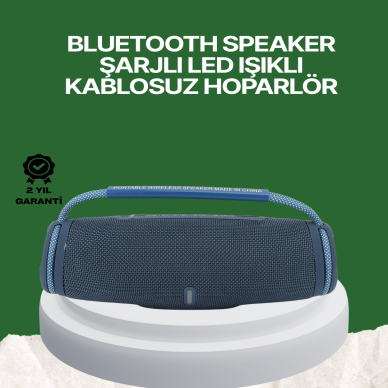 Net Stereo Ses Sunan IPX5 Su Geçirmez Bluetooth Hoparlör