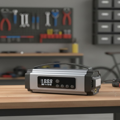 Yolda Kalmaya Son Dijital Ekranlı Akü Takviye ve Hava Kompresörü Çok Fonksiyonlu Acil Güç Ünitesi