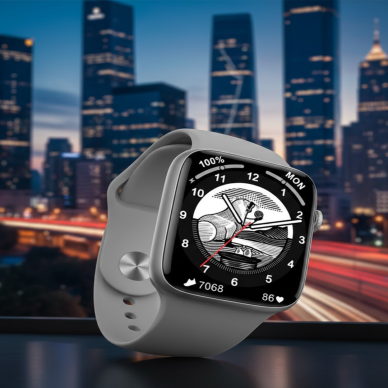 Modern Tasarımlı Akıllı Saat Uzun Pil Süresi ve Net Ekran