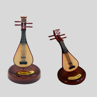 Enstrüman Şeklinde Müzik Kutusu Lüt Tasarım Melodious Music