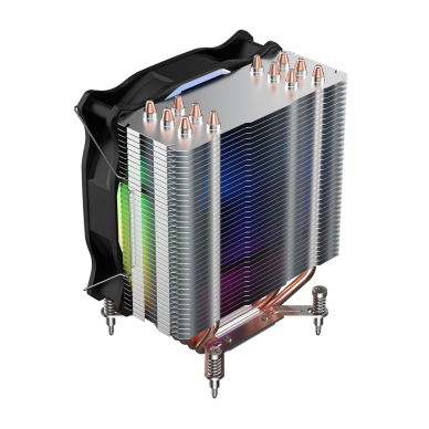 FSP NC5 ARGB 120mm CPU Kule Tipi Hava Soğutma Sessiz Çalışma Doğrudan Temas Tasarımlı 6 adet Bakır Isı Borusu (AMD AM4-AM5 ve INTEL Tüm işlemciler ile uyumlu)(1923)