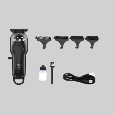 7000 RPM Güçlü Motorlu LCD Göstergeli Şarjlı Tıraş Makinesi