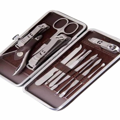 12 Parça Manikür Pedikür Seti Tırnak Bakımı Nasır Temizleme El Ayak Bakımı