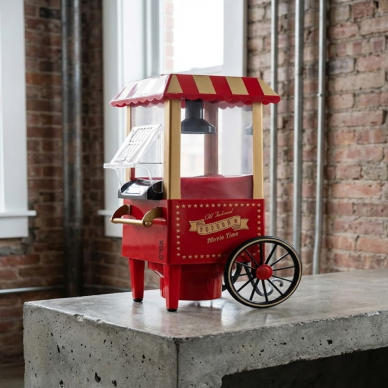 Nostaljik Tasarımlı Yağsız Mısır Patlatma Makinesi