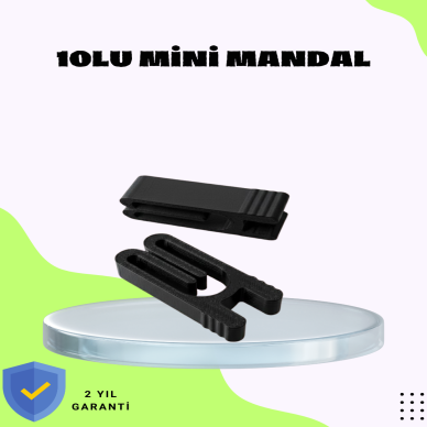 Cips Kahve ve Bakliyat İçin Poşet Kapatma Mandalı 10’lu