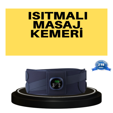 Isıtmalı Masajlı Bel Destek Kemeri Ev Tipi Kullanım