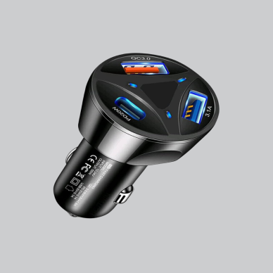 55W Hızlı Araç Şarj Cihazı Quick Charge 3.0 ve PD Destekli