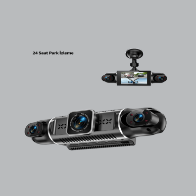 170° Geniş Açı 4 Kameralı Araç Kamerası Hareket Algılamalı