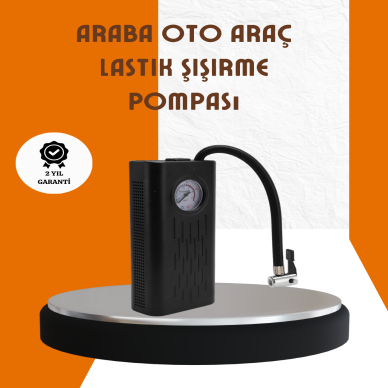 Type-C Şarjlı Güçlü Elektrikli Kompresör Motosiklet Oto Bisiklet İçin