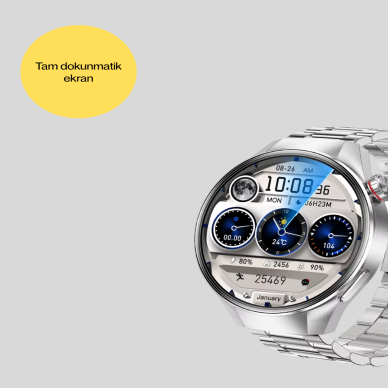 Akıllı Saat Bluetooth Görüşme Destekli – Spor Sağlık ve Bildirim Özellikli