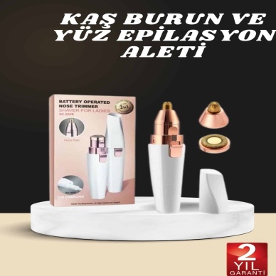 Kaş Burun Ve Yüz Epilasyon Aleti Kablosuz Şarjlı Kökten Alan Epilasyon Aleti