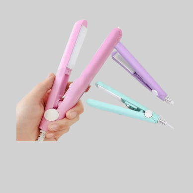 Yüzer Plakalı Kompakt Bukle Maşası – Elastik Tutuculu Saç Dostu Profesyonel Tasarım