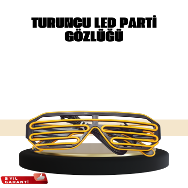 Enerjik Gece Etkinlikleri İçin LED Işıklı Gözlük