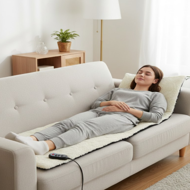 Isıtmalı Titreşimli Masaj Yatağı Tüm Vücut Rahatlatıcı Sistem
