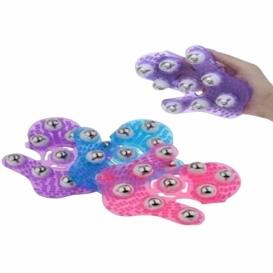 9 Bilyeli Masaj Eldiveni Tüm Vücut Masajına Uygun Kafa Masaj Aleti