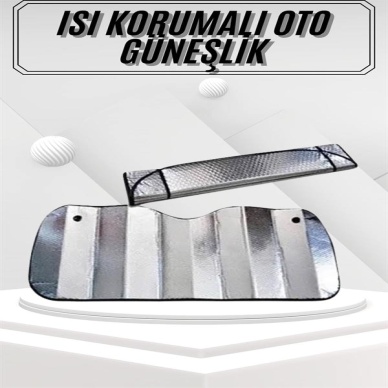 Güneşlik Koruyucu Perde Metalize Oto Araç Araba Güneşliği Ön Cam Güneşliği