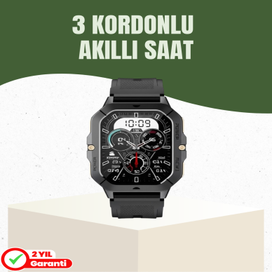 Şık ve Hafif Akıllı Saat Spor ve Günlük Kullanım