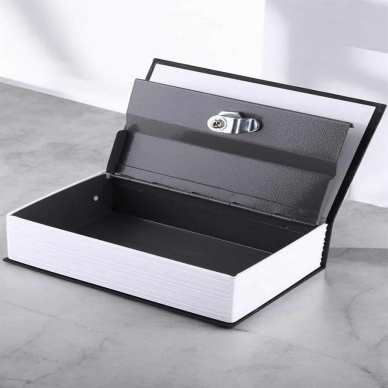 Büyük Boy Anahtarlı Kitap Görünümlü Gizli Kasa Çelik Kasa Altın Kasası