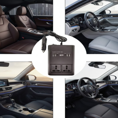 Araç Çakmak Girişli Güç İnvertörü 150W