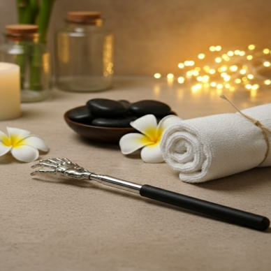 Teleskopik Sırt Kaşıma Aleti Ayarlanabilir Uzunluk ve Ergonomik Tasarım