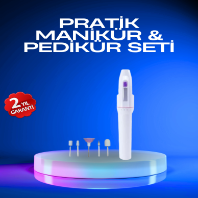 Taşınabilir Profesyonel Elektrikli Tırnak Matkap Seti – Sessiz Güçlü ve Dayanıklı