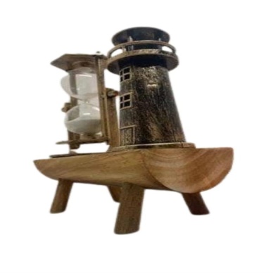 Hediyelik Kum Saati Retro Dekoratif Deniz Feneri Kum Saati