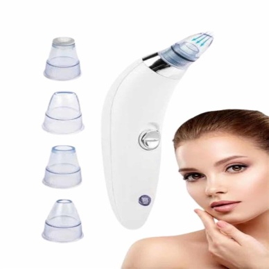 Yeni Nesil Vakumlu Pilli Siyah Nokta ve Yüz Temizleme Cihazı 4 Başlıklı