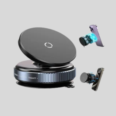 Vakumlu Vantuzlu Mıknatıslı Telefon Tutucu 360 Derece Döner