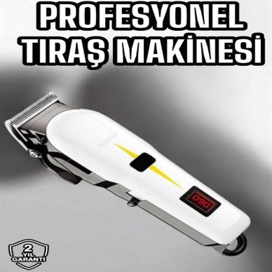 Tıraş Makinesi Profesyonel Saç Ve Sakal Kesme Milim Ayarlı Dijital Göstergeli