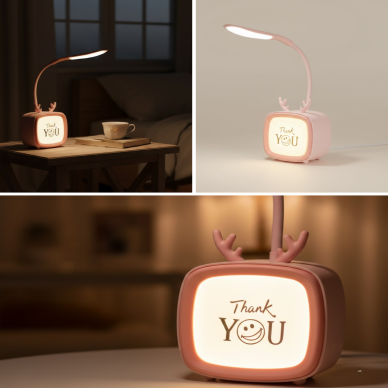 Ayarlanabilir LED Masa Lambası Şarjlı Modern Aydınlatma