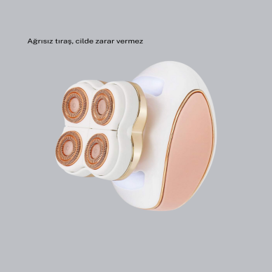 Ağrısız Vücut Tüy Alma Cihazı Dört Başlıklı Pürüzsüz Tıraş