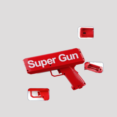 Elektrikli Money Gun Oyuncak Parti Tabancası