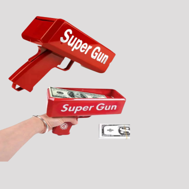 Elektrikli Money Gun Oyuncak Parti Tabancası