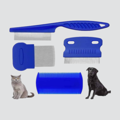 Evcil Hayvan Tüy Bakım Seti – 4’lü Paslanmaz Çelik ve Eco Plastik Kolay Temizlenebilir ve Dayanıklı