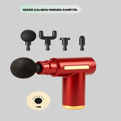 Titreşimli Kas Masaj Aleti 6 Kademe Güçlü Masaj Deneyimi