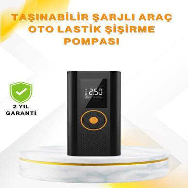 Dijital Göstergeli Taşınabilir Hava Kompresörü Güçlü Şişirme Performansı