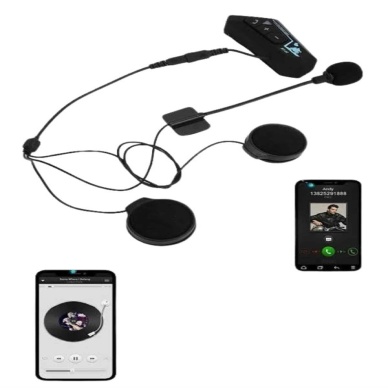Intercom Bluetooth Kask Kulaklık Motosiklet Kulaklık 5.0 Bluetooth