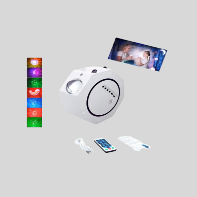 360° Döndürülebilir Yıldızlı Gökyüzü Projeksiyon Gece Lambası