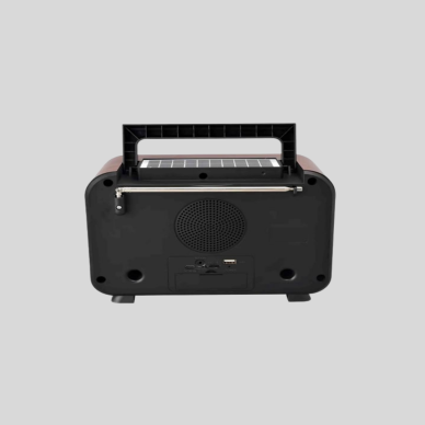 Solar Şarjlı Şömine Alev Efektli Bluetooth Hoparlör 7W Taşınabilir Ses Sistemi