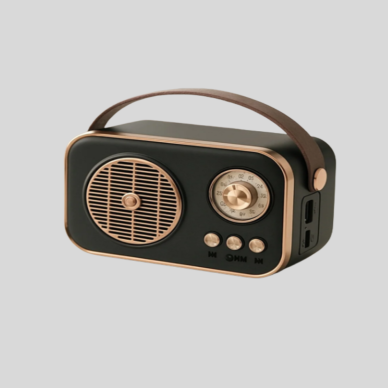 Retro Bluetooth Radyo – Nostaljik Tasarım TF Kart ve USB Destekli