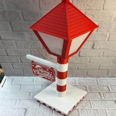 Yılbaşı Tabelalı Dekoratif Lamba Merry Christmas Işıklı Tasarım