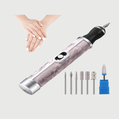 Ergonomik Saplı 20.000 RPM Hız Kontrollü Manikür Pedikür Makinesi