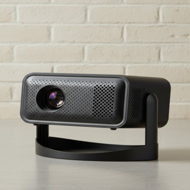 Smart Projector Android TV Taşınabilir Gimbal Standlı