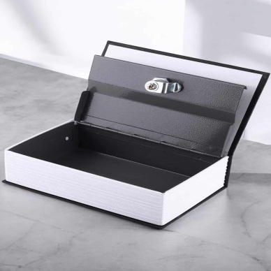 Büyük Boy Anahtarlı Kitap Görünümlü Gizli Kasa Çelik Kasa Altın Kasası