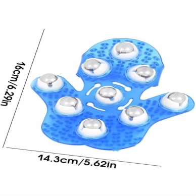 Masaj Aleti El Şeklinde Omuz Bacak Bilyeli Masaj Eldiveni El Şekilli