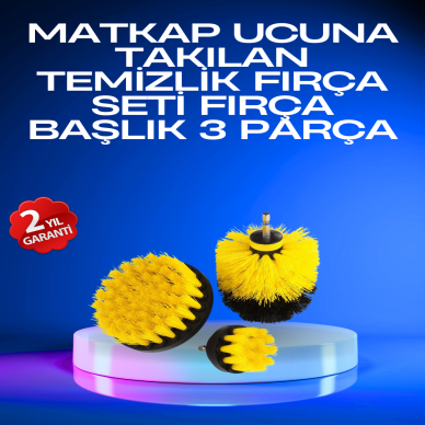 Profesyonel Matkap Ucu Temizlik Fırçası 3’lü Set