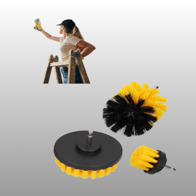 Profesyonel Matkap Ucu Temizlik Fırçası 3’lü Set