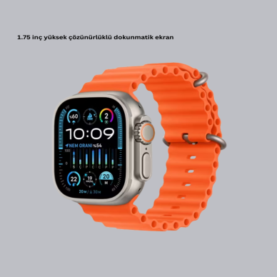 S8 Ultra Akıllı Saat + Gürültü Önleyici Kablosuz Kulaklık Seti