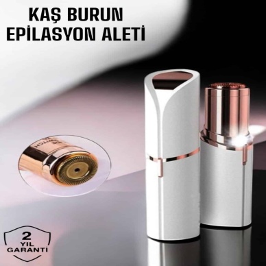 Taşınabilir ve Şık Yüz Kaş Epilatörü Hassas Ciltlere Özel
