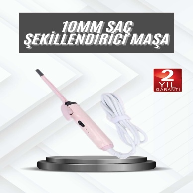 Afro Dalga Kıvırcık İnce Saç Maşası 10MM Saç Şekillendirici